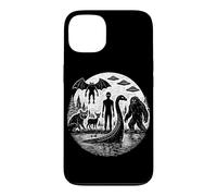 Bigfoot Loch Ness Monster Moon Cryptid Creatures Sasquatch Case for iPhone 13