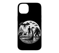 Bigfoot Loch Ness Monster Moon Cryptid Creatures Sasquatch Case for iPhone 14 Plus