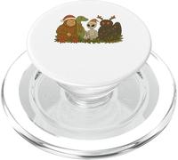 Bigfoot Loch Ness Monster Mothman Alien Cryptid Christmas PopSockets PopGrip for MagSafe