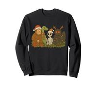 Bigfoot Loch Ness Monster Mothman Alien Cryptid Christmas Sweatshirt