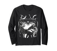 Bigfoot Loch Ness Monster Mothman Wendigo Alien Cryptid Long Sleeve T-Shirt