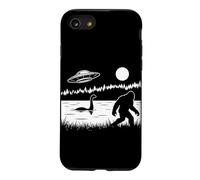 Bigfoot Loch Ness Monster Nessie UFO Alien Forest Cryptid Case for iPhone SE (2020) / 7/8