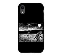 Bigfoot Loch Ness Monster Nessie UFO Alien Lover Cryptid Case for iPhone XR