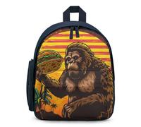 Bigfoot Love Taco-Tortilla Sasquatch Mini Backpack Travel Daypack with Adjustable Straps
