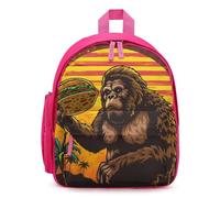 Bigfoot Love Taco-Tortilla Sasquatch Mini Backpack Travel Daypack with Adjustable Straps