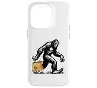 Bigfoot Loves Trick Or Treat and Halloween Funny Sasquatch Case for iPhone 14 Pro