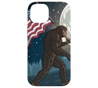 Bigfoot Marching USA Proud Under a Full Moon Case for iPhone 14
