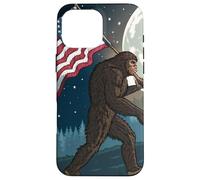 Bigfoot Marching USA Proud Under a Full Moon Case for iPhone 16 Pro Max