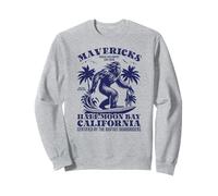 Bigfoot Mavericks NorCal Surf Crew Half Moon Bay Certified Sweatshirt