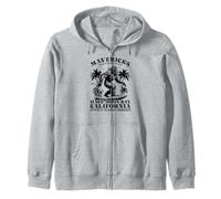 Bigfoot Mavericks NorCal Surf Crew Half Moon Bay Certified Zip Hoodie