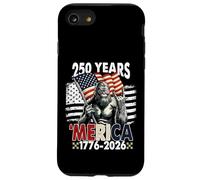 Bigfoot Merica Rock American Flag 250th Independence Day USA Case for iPhone SE (2020) / 7/8