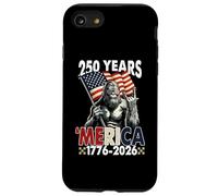 Bigfoot Merica Rock American Flag 250th Independence Day USA Case for iPhone SE (2020) / 7/8