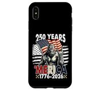Bigfoot Merica Rock American Flag 250th Independence Day USA Case for iPhone XS Max
