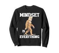 Bigfoot Mindset Is Everything sasquatch saying motivation Sweatshirt