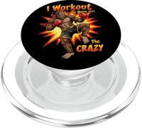 Bigfoot Muay Thai I Workout To Burn Off The Crazy Kickboxing PopSockets PopGrip for MagSafe