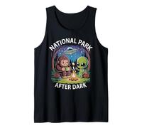 Bigfoot National Park After Dark Alien Campfire Counselor Tank Top