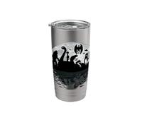 Bigfoot Ness Aliens Cryptid Monsters Folk Creatures Cryptid Stainless Steel Insulated Tumbler