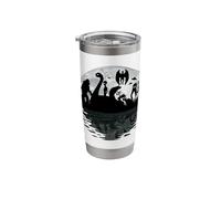 Bigfoot Ness Aliens Cryptid Monsters Folk Creatures Cryptid Stainless Steel Insulated Tumbler