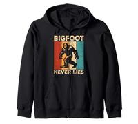 Bigfoot Never Lies Zip Hoodie