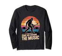 Bigfoot Not All Who Wander Are Lost Music Festival Retro Long Sleeve T-Shirt