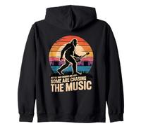 Bigfoot Not All Who Wander Are Lost Music Festival Retro Zip Hoodie