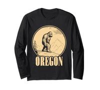 Bigfoot Oregon Sasquatch Pacific Northwest Cryptid Adventure Long Sleeve T-Shirt
