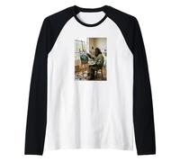 Bigfoot Painting Canvas - Funny Sasquatch Art Lover Raglan Baseball Tee