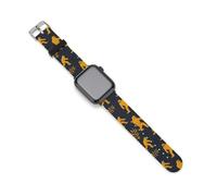 Bigfoot Pattern Silicone Smartwatch Replacement Bands Compatible with IWatch Wristbands Strap 38mm/40mm