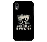 Bigfoot Pease Sign A Guy Like Me is Hard Too Find Funny Joke Case for iPhone XR