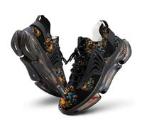 Bigfoot Playing Guitar Camping Men's Running Shoes 12men（EUR46）