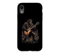 Bigfoot Playing Guitar - Rock Music Guitarist Player Guitar Case for iPhone XR