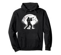 Bigfoot Playing Trumpet Brass Band Pullover Hoodie