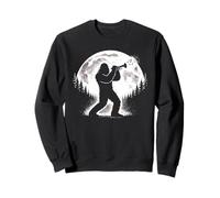 Bigfoot Playing Trumpet Brass Band Sweatshirt