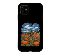 Bigfoot Pumpkin Patch Vintage Autumn Harvest Design Case for iPhone 11