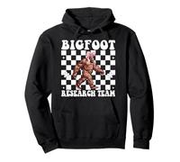 Bigfoot Research Team Funny Sasquatch Girl Mom Coquette Bow Pullover Hoodie