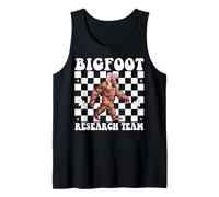 Bigfoot Research Team Funny Sasquatch Girl Mom Coquette Bow Tank Top