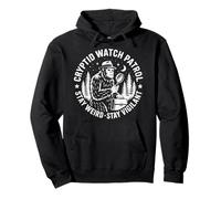 Bigfoot Research Team Halloween Sasquatch Cryptid Hunter Pullover Hoodie