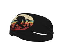 Bigfoot Retro Sasquatch Headbands Sports Headbands Moisture Wicking Workout Headband Sweatband Headbands Running Headband