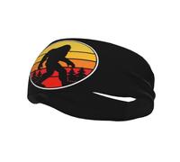 Bigfoot Retro Sasquatch Headbands Sports Headbands Moisture Wicking Workout Headband Sweatband Headbands Running Headband