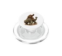 Bigfoot Riding Ankylosaurus Dinosaur Sasquatch Rampage PopSockets PopGrip for MagSafe