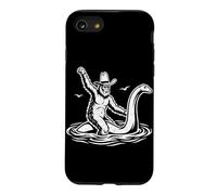 Bigfoot Riding Loch Ness Monster Cowboy Cryptid Creatures Case for iPhone SE (2020) / 7/8