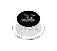 Bigfoot Riding Loch Ness Monster Cowboy Cryptid Creatures PopSockets PopGrip for MagSafe