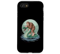 Bigfoot Riding Loch Ness Monster Introvert Nature Lovers Case for iPhone SE (2020) / 7/8