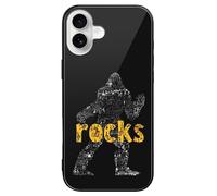Bigfoot Rock And Roll Slim Glass Case Protective Classic Cell Phone Basic Cases Compatible with iPhone 16/16 Plus/16 Pro/16 Pro Max/16 E