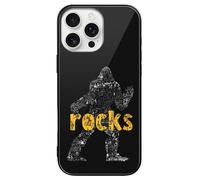 Bigfoot Rock And Roll Slim Glass Case Protective Classic Cell Phone Basic Cases Compatible with iPhone 16/16 Plus/16 Pro/16 Pro Max/16 E