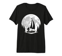 Bigfoot Sailor Sailing Instructor Keel Boat Premium T-Shirt
