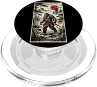 Bigfoot Samurai Japanese Yokai Mythical Beast Legend PopSockets PopGrip for MagSafe