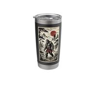 Bigfoot Samurai Japanese Yokai Mythical Beast Legend Stainless Steel Insulated Tumbler