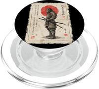 Bigfoot Samurai Scroll Vintage Japanese Calligraphy Sasquatc PopSockets PopGrip for MagSafe