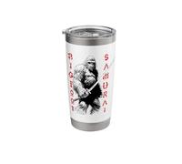 Bigfoot Samurai Warrior Cryptid Ninja Bushido Monster Stainless Steel Insulated Tumbler